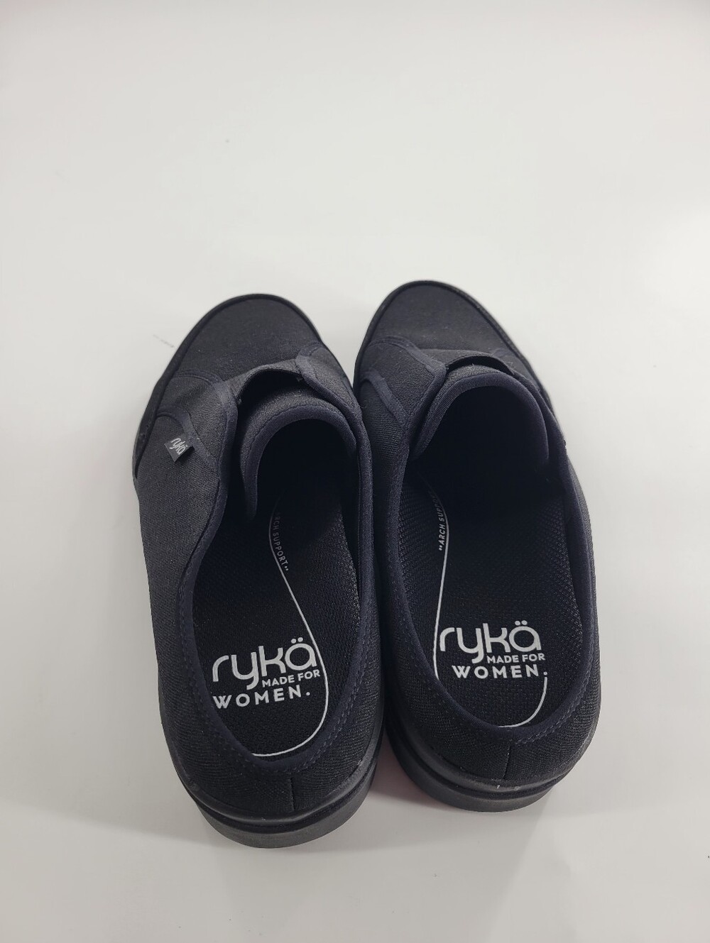 Ryka Womens Lounge Black Shoes Size 8 Wide - Picture 4 of 7